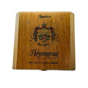 Hemingway Handmade Cigar Box - Signature Reserva Especial - Fancy Wood Stash Box